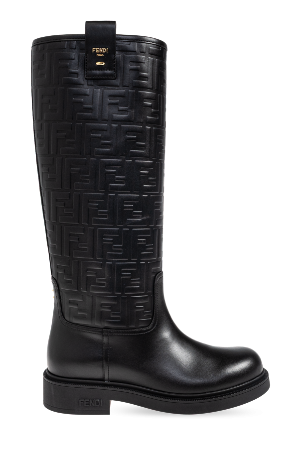 Leather boots od Fendi