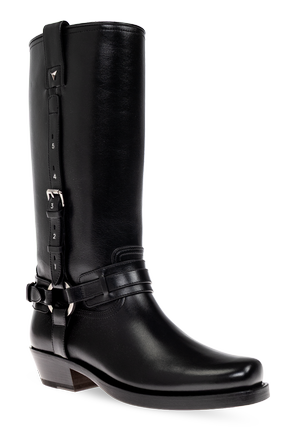 Fendi Leather Knee-High Boots ‘Hrabia’