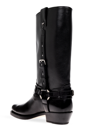 Fendi Leather Knee-High Boots ‘Hrabia’