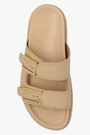 Fendi ‘Fendi Feel’ leather slides