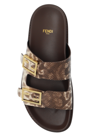 Fendi ‘Feel’ leather slides