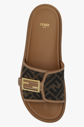 fendi handbag ‘Feel’ slides with logo