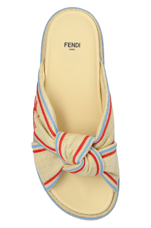 fendi Tresor Slides with logo