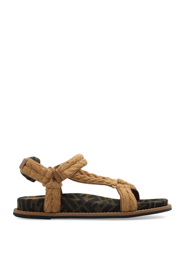 fendi shoulder Sandals with logo