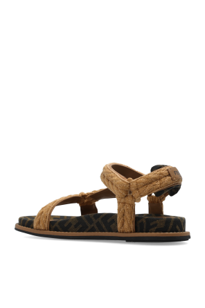 fendi shoulder Sandals with logo