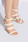 Fendi WHITE Heeled sandals 'Fendi First'