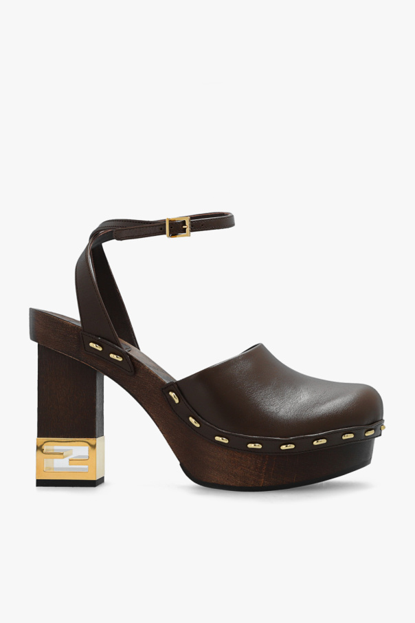 Fendi and Pumps with decorative heel