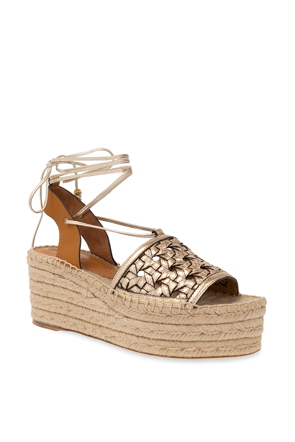 Tory Burch ‘Basketweave’ platform sandals