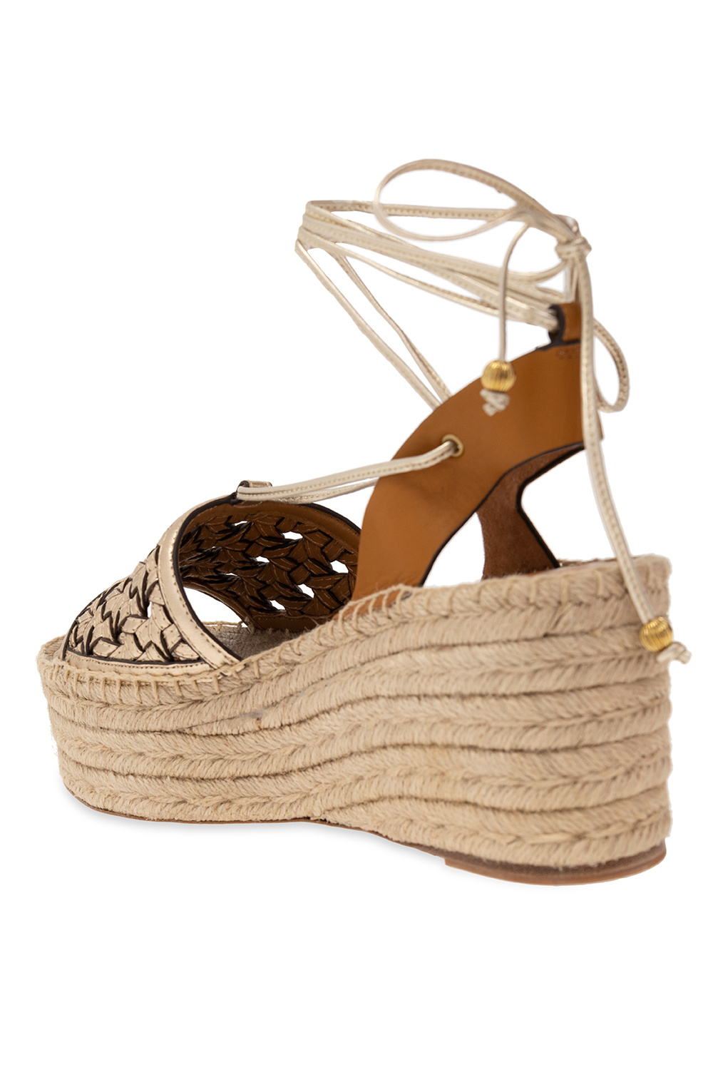 Tory Burch ‘Basketweave’ platform sandals