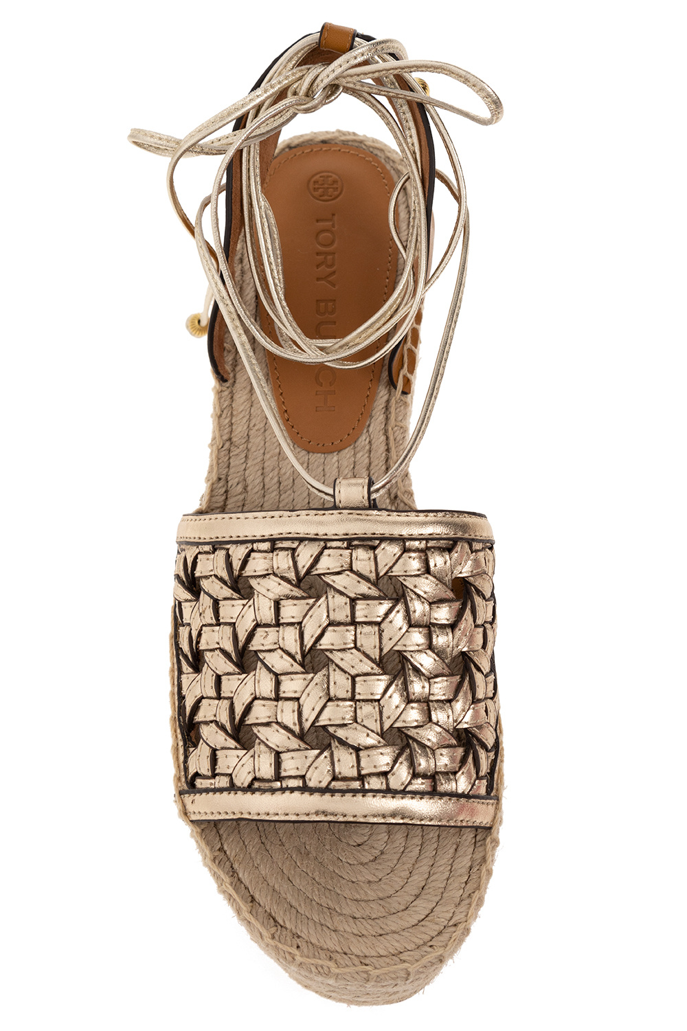 Tory Burch ‘Basketweave’ platform sandals