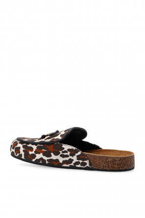 Tory Burch Slides with animal motif