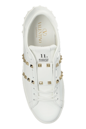 Valentino Garavani Leather sports shoes with studs