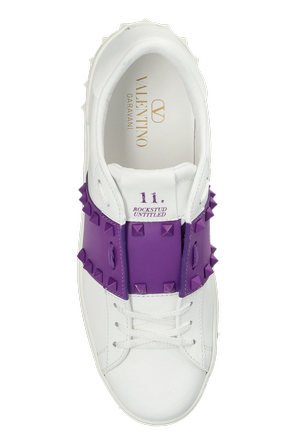 Valentino Garavani Leather sporty shoes with studs
