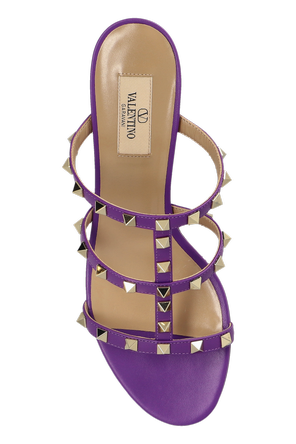 Valentino Garavani Sandalias de cuero con tacón