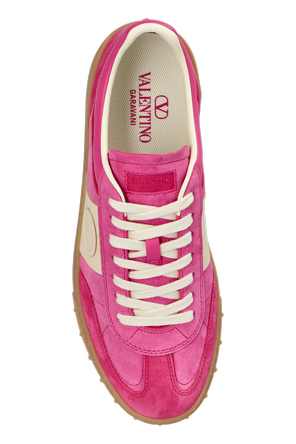 Valentino Garavani suede sports shoes with logo