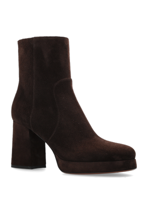 Valentino Garavani Suede platform ankle boots