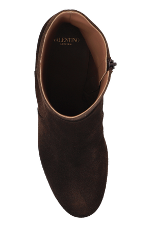 Valentino Garavani Suede platform ankle boots