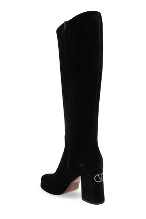 Valentino Garavani Suede platform boots