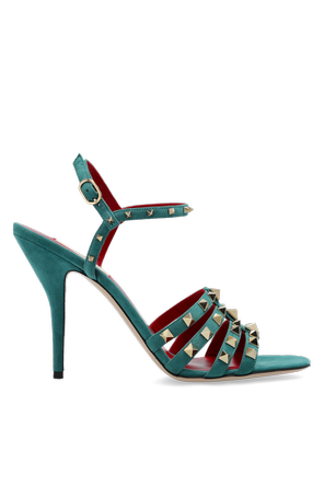 Sandalias de ante con tacón