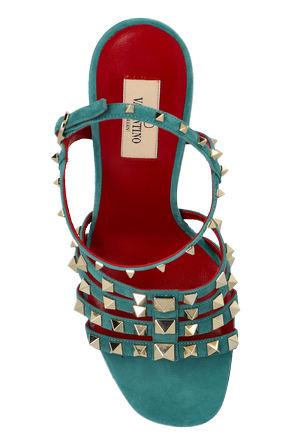 Valentino Garavani Sandalias de ante con tacón