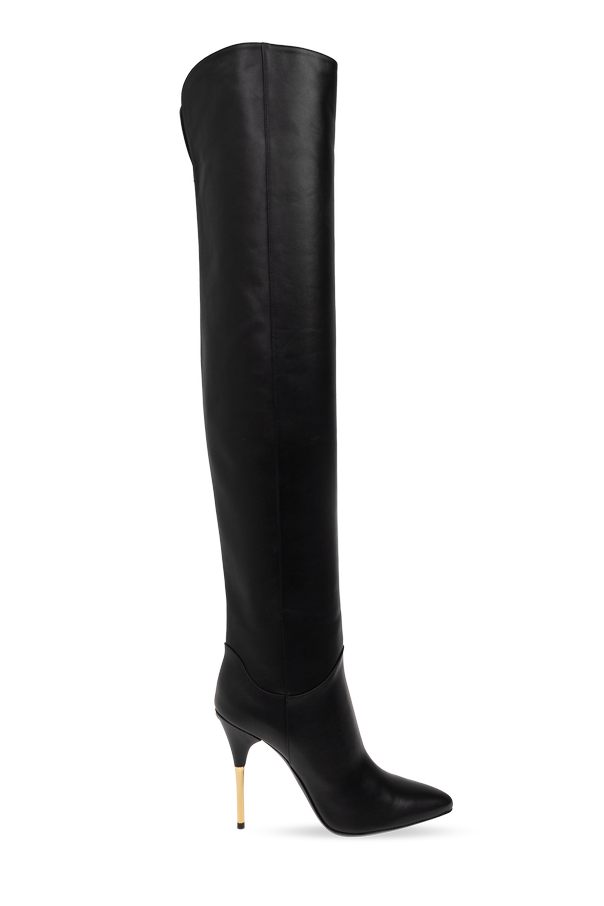 Leather heeled boots od Valentino Garavani