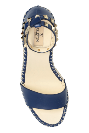 Valentino Garavani Leather wedge sandals