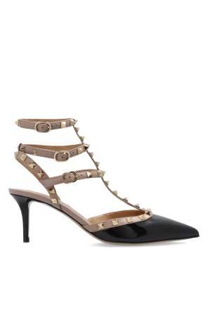 Heeled shoes with studs