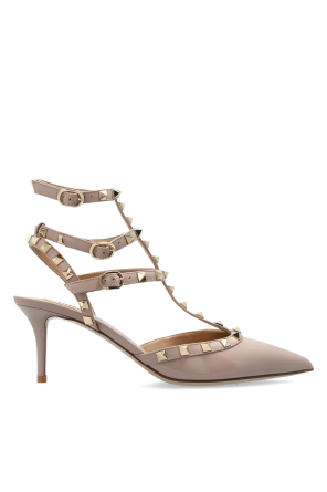 Heeled shoes with studs