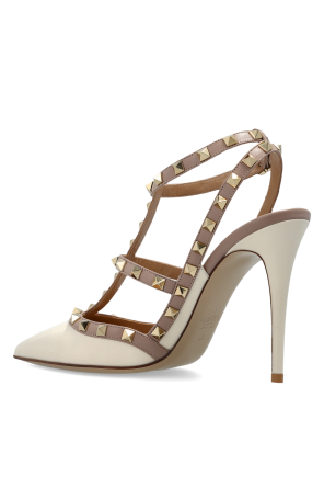 Valentino Garavani Leather heeled sandals with studs