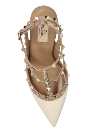Valentino Garavani Leather heeled sandals with studs