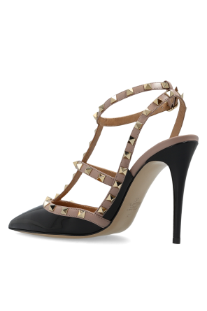 Valentino Garavani Leather heeled sandals with studs