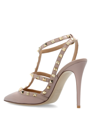 Valentino Garavani Leather heeled sandals with studs