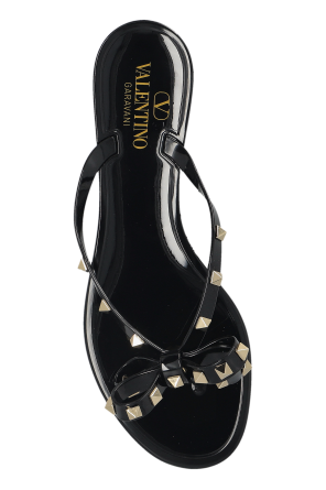 Valentino Garavani Chanclas de goma con tachuelas