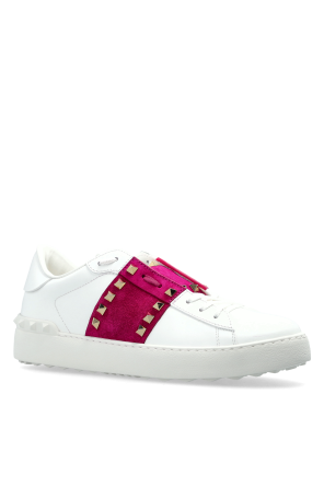 Valentino Garavani Leather sports shoes with studs