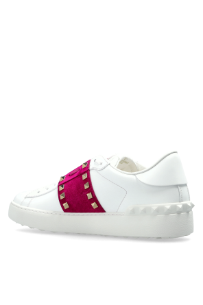 Valentino Garavani Leather sports shoes with studs
