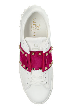 Valentino Garavani Leather sports shoes with studs