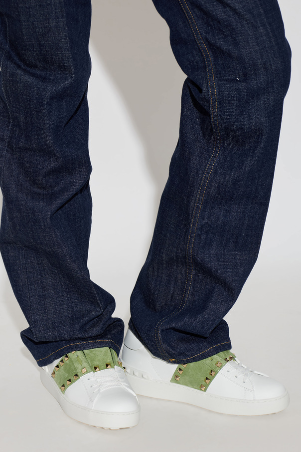 Valentino Garavani Studded leather low-top sneakers