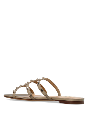 Valentino Garavani Leather slides with studs
