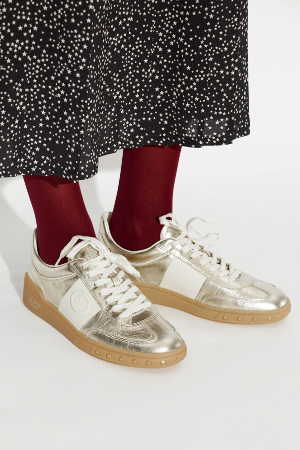 Valentino Garavani Sportliche Lederschuhe mit Logo