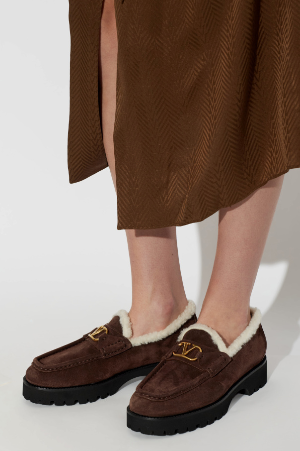 Valentino Garavani Sapatos de camurça tipo "loafers"