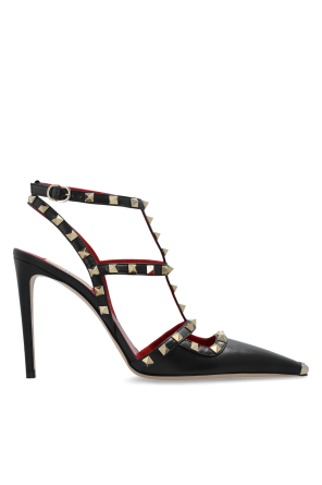 Buty na obcasie z ćwiekami