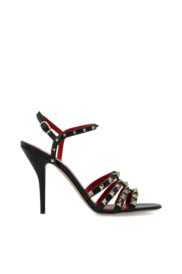 Studded heeled leather sandals od Valentino Garavani
