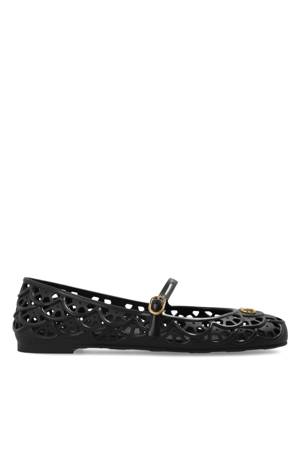 Rubber ballerinas with a strap od Valentino Garavani