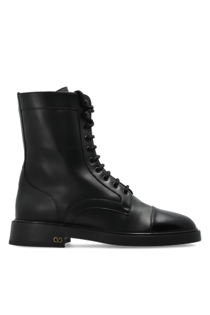 Leather ankle boots