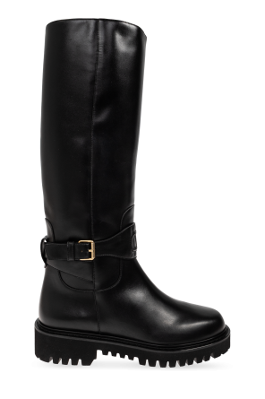 Leather boots