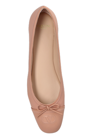 Valentino Garavani Leather ballet flats with logo
