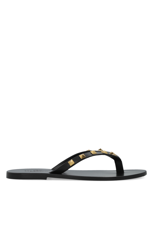 Leather slides with studs od Valentino Garavani