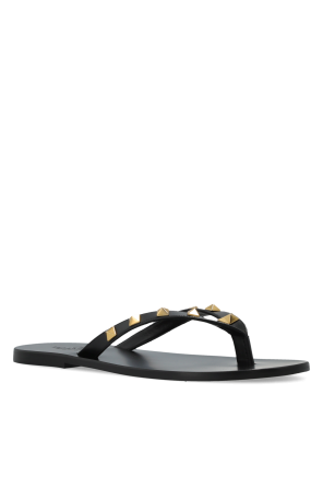 Valentino Garavani Leather slides with studs