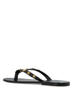 Valentino Garavani Leather slides with studs