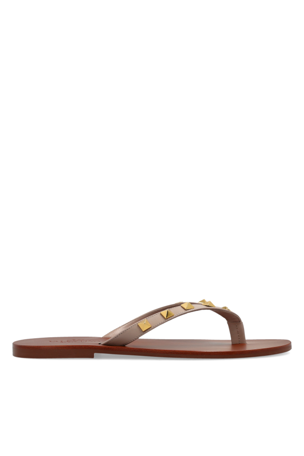 Leather slides with studs od Valentino Garavani
